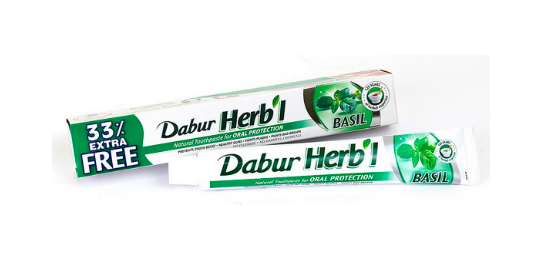 Зубная паста С базиликом DABUR HERB'L 75+25г Зубная паста С базиликом DABUR HERB'L 75+25г