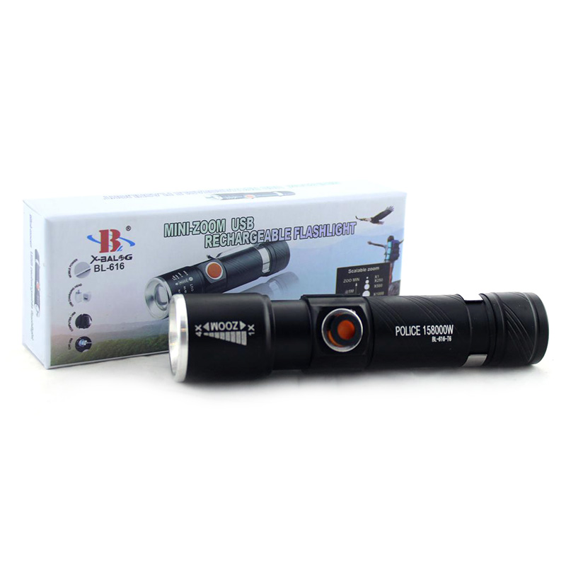 Фонарик Bailong BL-616-T6 USB Фонарик Bailong BL-616-T6 USB