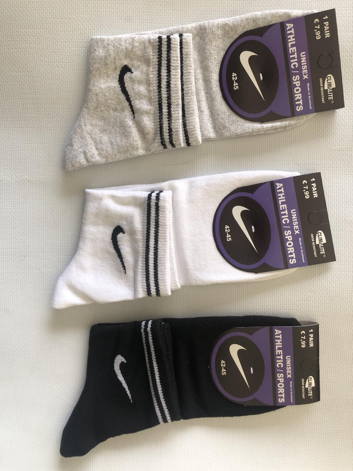 Носки NIKE ликра хлопок средние мужские 40-45. Цвет : ассорти . Производство Турция Носки NIKE ликра хлопок средние мужские 40-45. Цвет : ассорти . Производство Турция