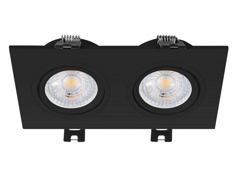 Точечный светильник luxel GU5,3 IP20 черный (DP-08B) Точечный светильник luxel GU5,3 IP20 черный (DP-08B)