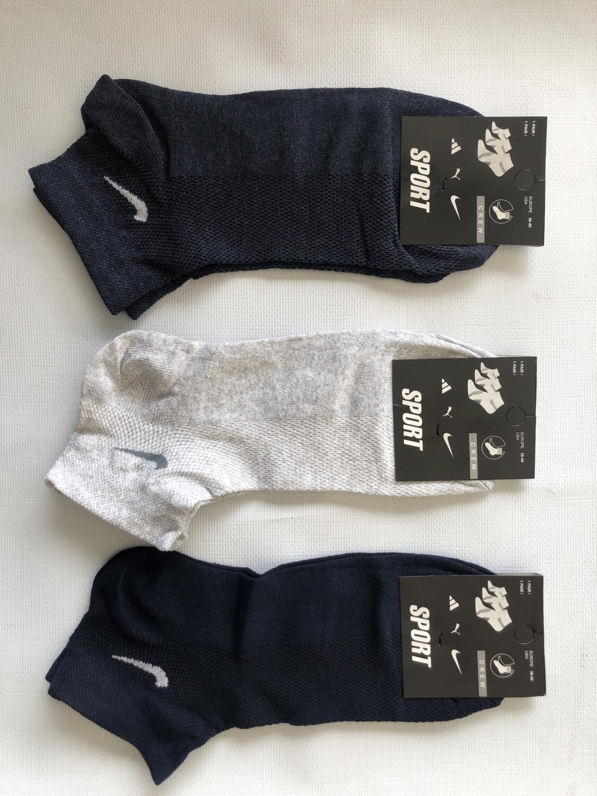 Носки Nike ликра хлопок патики ( низкие ) сетка 36-40. Цвет : ассорти Носки Nike ликра хлопок патики ( низкие ) сетка 36-40. Цвет : ассорти