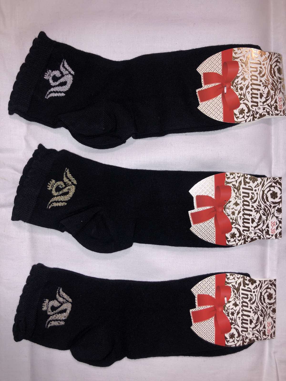 Носки INALTUN ликра хлопок средние 36-40 . Цвет : черный с рисунком Турция Носки INALTUN ликра хлопок средние 36-40 . Цвет : черный с рисунком Турция