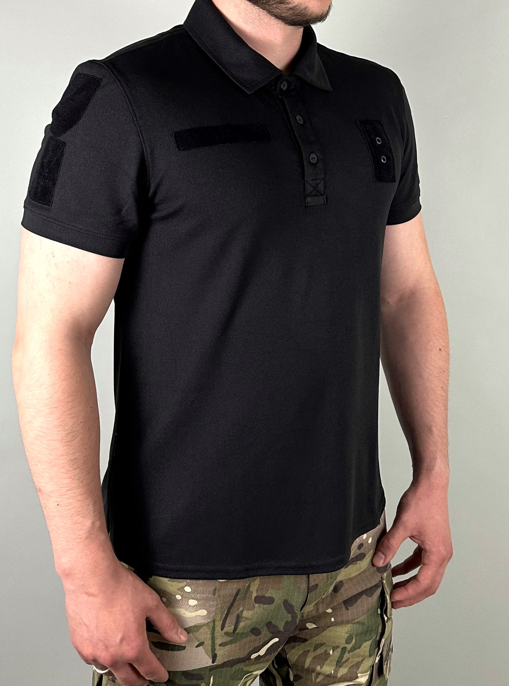 Поло тактическое ULTIMATUM "Полиция" Черное S-M-L-XS-XL-2XL-3XL-4XL Поло тактическое ULTIMATUM "Полиция" Черное S-M-L-XS-XL-2XL-3XL-4XL