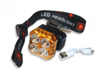 Фонарик налобный светодиодный аккумуляторный USB HX-208-4 5см/5см Фонарик налобный светодиодный аккумуляторный USB HX-208-4 5см/5см