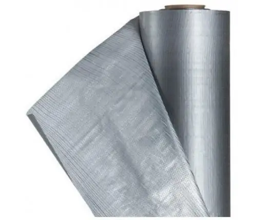 Пароизоляция 1.5м х 50м (55г/м2). Паробарьер серого цвета Пароизоляция 1.5м х 50м (55г/м2). Паробарьер серого цвета