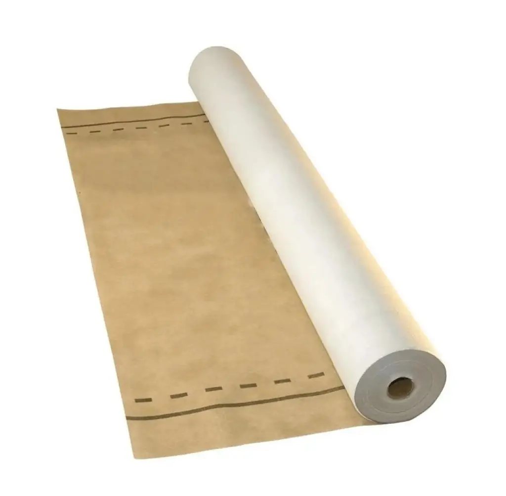 Гидроизоляционная супедиффузионная подкровельная мембрана 110 г/м.кв. (1.5х50м) "Extreme" Коричневая Гидроизоляционная супедиффузионная подкровельная мембрана 110 г/м.кв. (1.5х50м) "Extreme" Коричневая