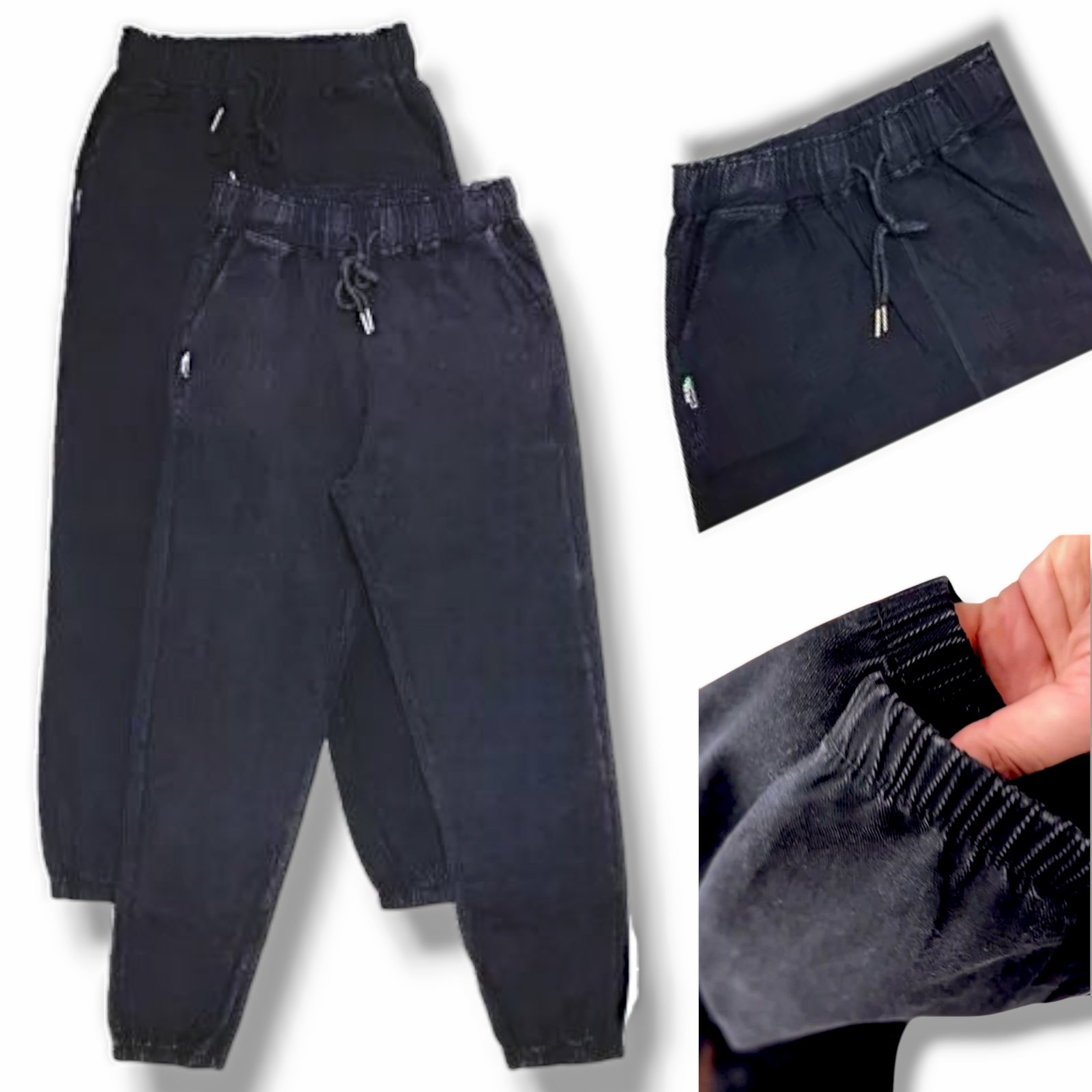 Джегінси -джогери демісезонні, для жінок і дівчат. Фірми Ластівка . Колір чорний. Норма. Розміри: M, L, XL, 2XL Джегінси -джогери демісезонні, для жінок і дівчат. Фірми Ластівка . Колір чорний. Норма. Розміри: M, L, XL, 2XL