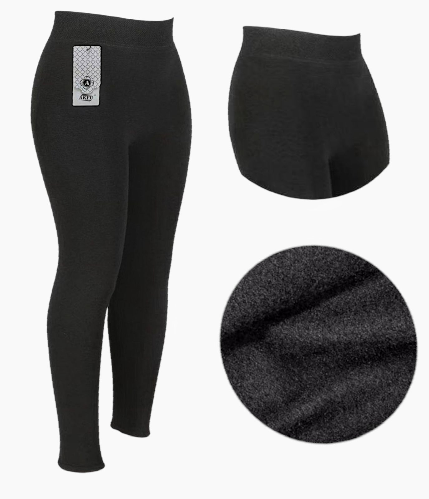 Лосіни жіночі теплі , всередині на байці. Фірми AKFU. Тканина коттон+стрейч.Колір чорний. Розмір 48-54. Лосіни жіночі теплі , всередині на байці. Фірми AKFU. Тканина коттон+стрейч.Колір чорний. Розмір 48-54.