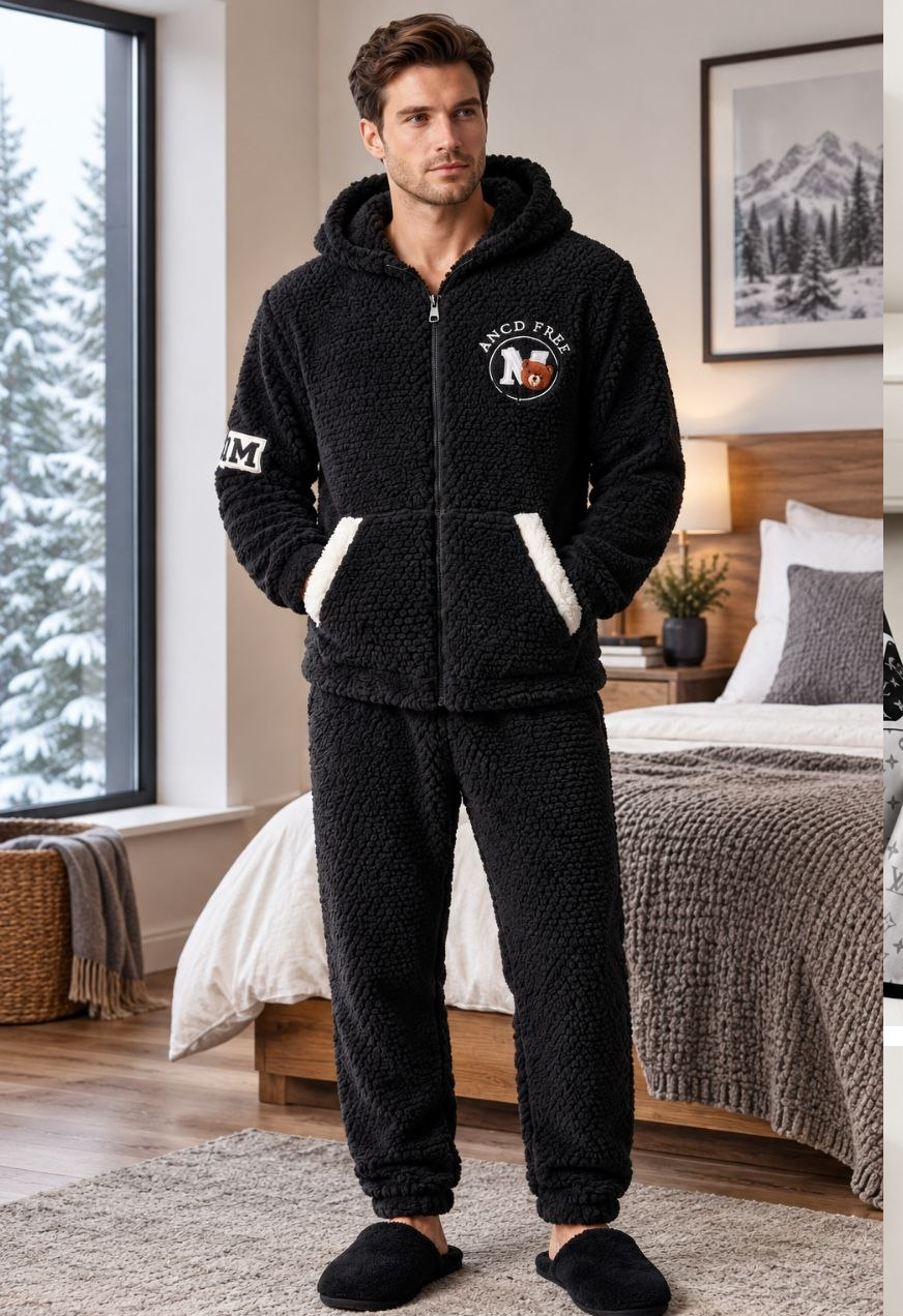 Мужская пижама/домашний костюм. Махра L-XL Мужская пижама/домашний костюм. Махра L-XL