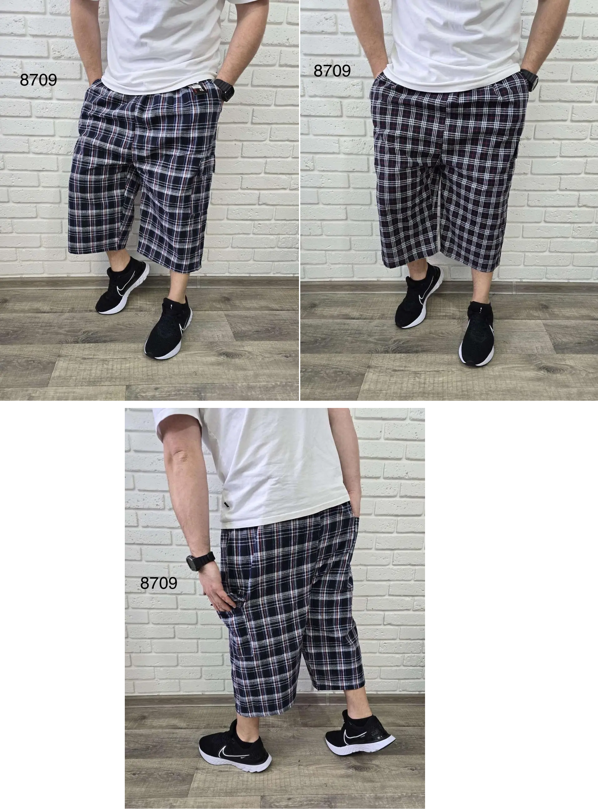 Бриджи мужские. Размер БАТАЛ 54-62 (8709) Бриджи мужские. Размер БАТАЛ 54-62 (8709)