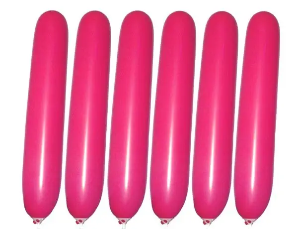 Воздушный шар - цилиндр красный "торпеда" Воздушный шар - цилиндр красный "торпеда"