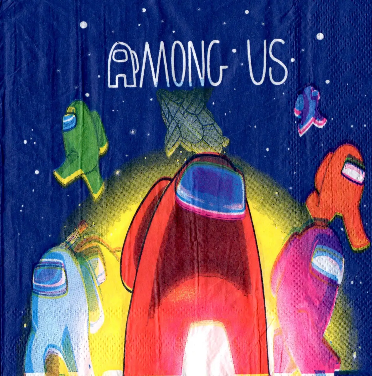 Салфетки бумажные праздничные Амонг Ас (20 штук) Салфетки бумажные праздничные Амонг Ас (20 штук)