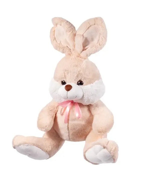 Мягкая игрушка Зайчик красавчик бежевый, 40 см Мягкая игрушка Зайчик красавчик бежевый, 40 см