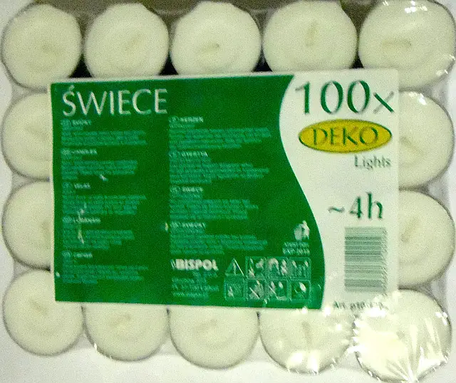 Плавающие, плавучие, чайные свечи (100 штук) Плавающие, плавучие, чайные свечи (100 штук)