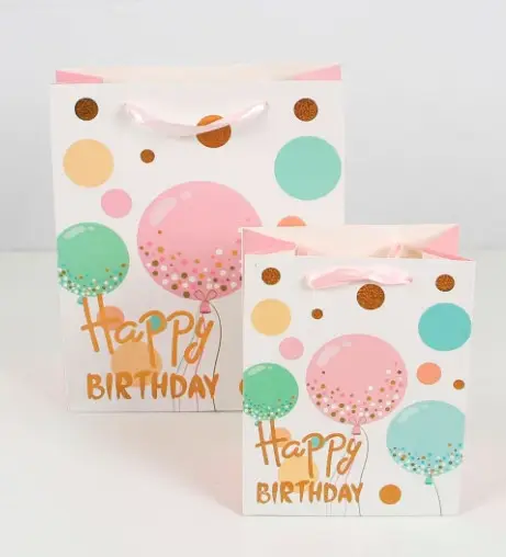 Пакет гигант вертикальный "Happy Birthday шарики" 30х42 см Пакет гигант вертикальный "Happy Birthday шарики" 30х42 см