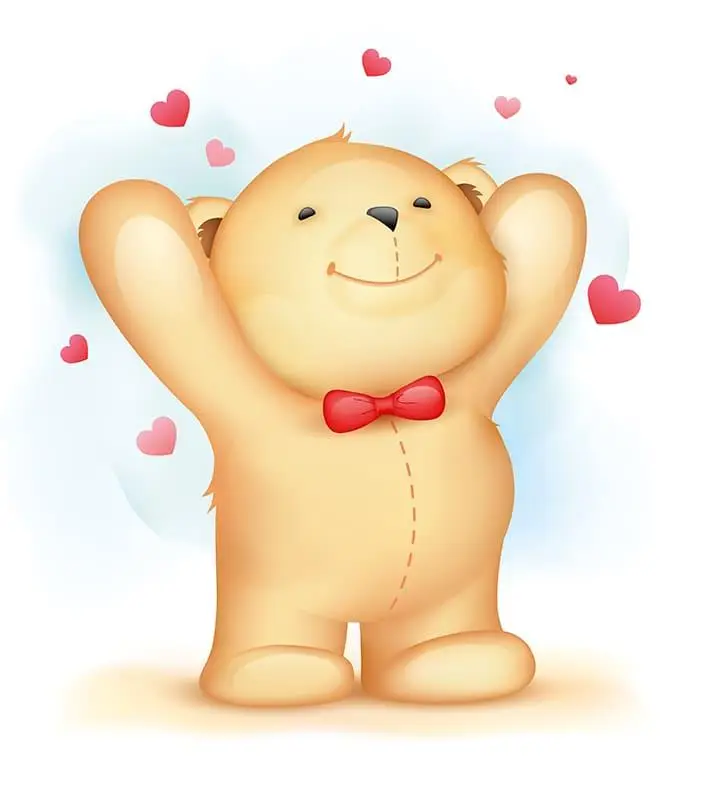 Пакет для подарка большой вертикальный "Мишка" 25х37 см Пакет для подарка большой вертикальный "Мишка" 25х37 см