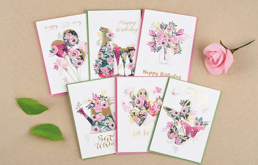 Набор мини открыток с аппликацией 10х15 см (6 шт/уп) Набор мини открыток с аппликацией 10х15 см (6 шт/уп)