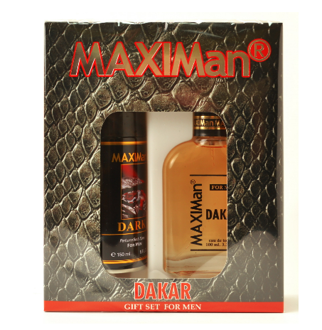 Набор Maximan Dakar ( Туалетная вода 100 мл + Дезодорант 150 мл ) Набор Maximan Dakar ( Туалетная вода 100 мл + Дезодорант 150 мл )