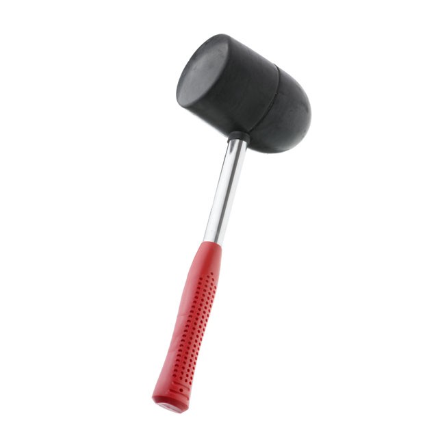 Киянка резиновая 1250г, 90 мм черная резина, металлическая ручка INTERTOOL HT-0228 Киянка резиновая 1250г, 90 мм черная резина, металлическая ручка INTERTOOL HT-0228