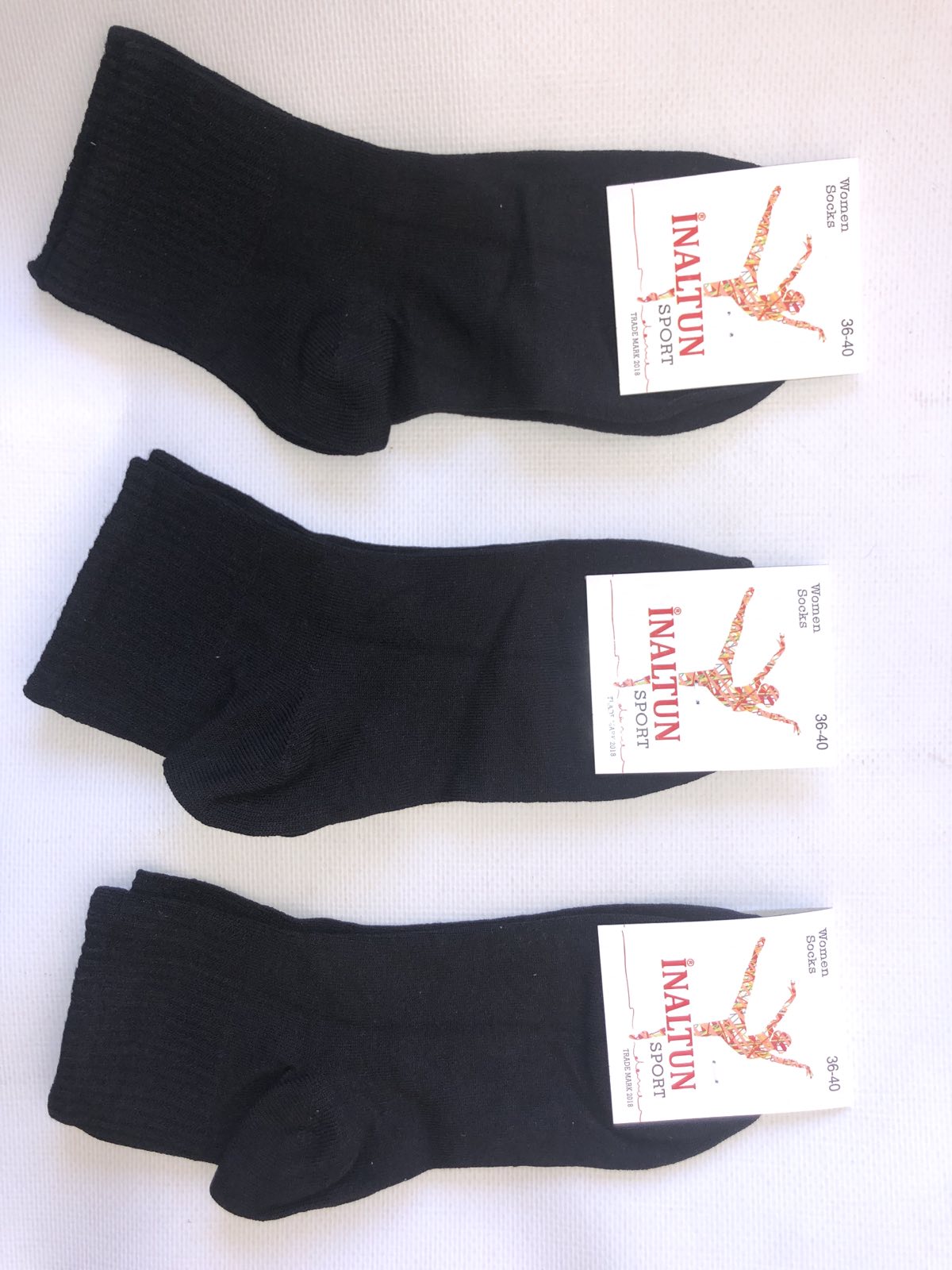 Носки INALTUN ликра хлопок средняя резинка 36-40. Цвет : черный . Производство Турция Носки INALTUN ликра хлопок средняя резинка 36-40. Цвет : черный . Производство Турция