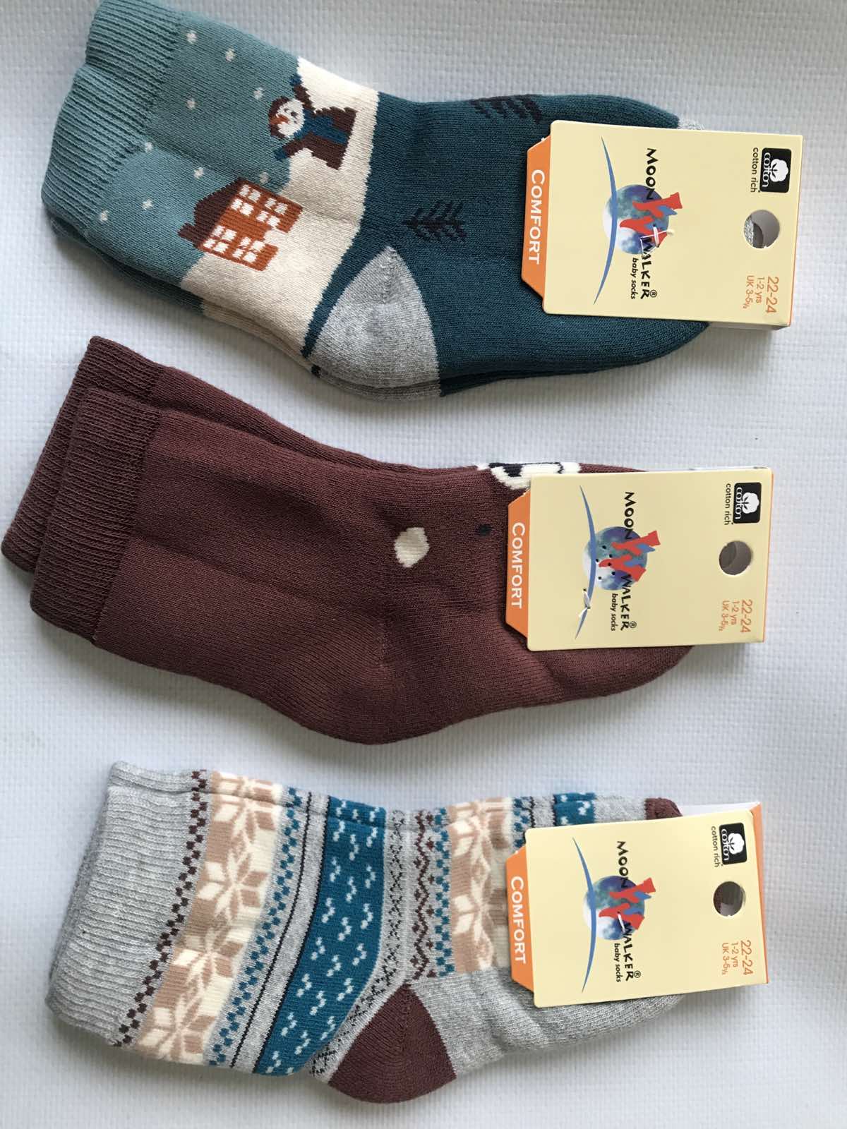 Носки MOON WOLKER ликра хлопок махра детская 1-2 года . Цвет : ассорти. Производство Турция Носки MOON WOLKER ликра хлопок махра детская 1-2 года . Цвет : ассорти. Производство Турция