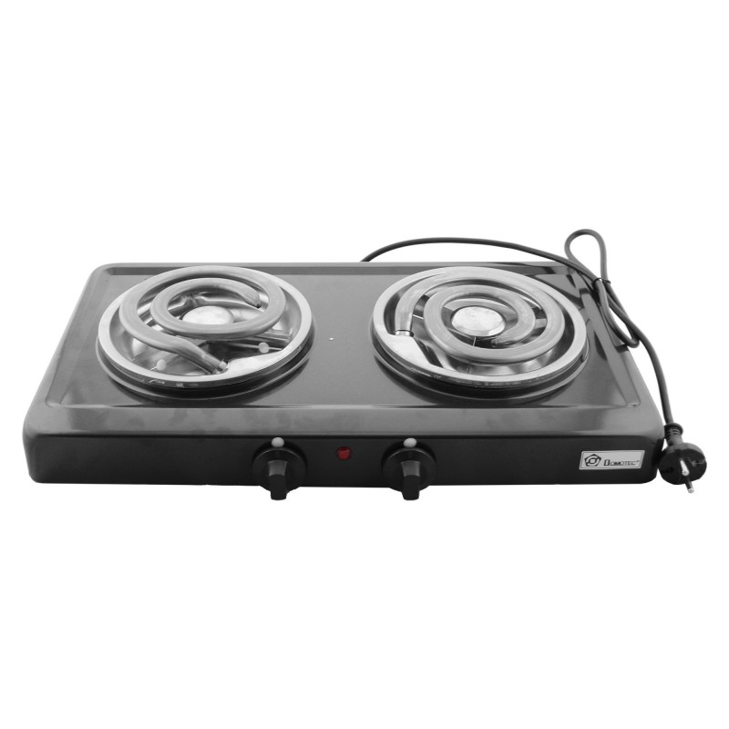Плита электрическая Domotec MS-5532 2кф., 2000Вт. (Черный) Плита электрическая Domotec MS-5532 2кф., 2000Вт. (Черный)