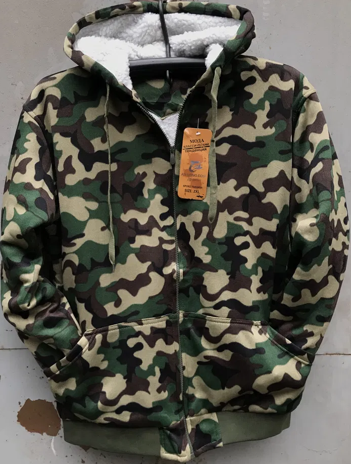 Кофта Камуфляж на меху норма 48-56 Кофта Камуфляж на меху норма 48-56