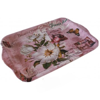 Поднос пластиковый с рисунком 45см*30см Поднос пластиковый с рисунком 45см*30см