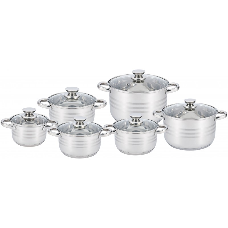 Набор кастрюль UNIQUE UN-5035 12пр. (2,1л, 2,9л, 2,9л, 3,9л, 5,1л, 6,5л, с крышками) Набор кастрюль UNIQUE UN-5035 12пр. (2,1л, 2,9л, 2,9л, 3,9л, 5,1л, 6,5л, с крышками)