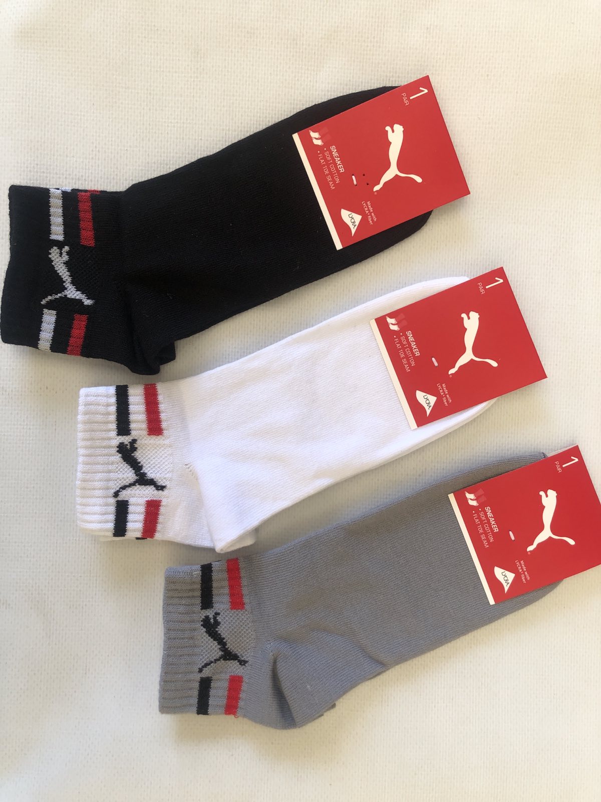 Носки PUMA ликра хлопок полусредние 36-40. Цвет: ассорти. Производитель: Турция Носки PUMA ликра хлопок полусредние 36-40. Цвет: ассорти. Производитель: Турция