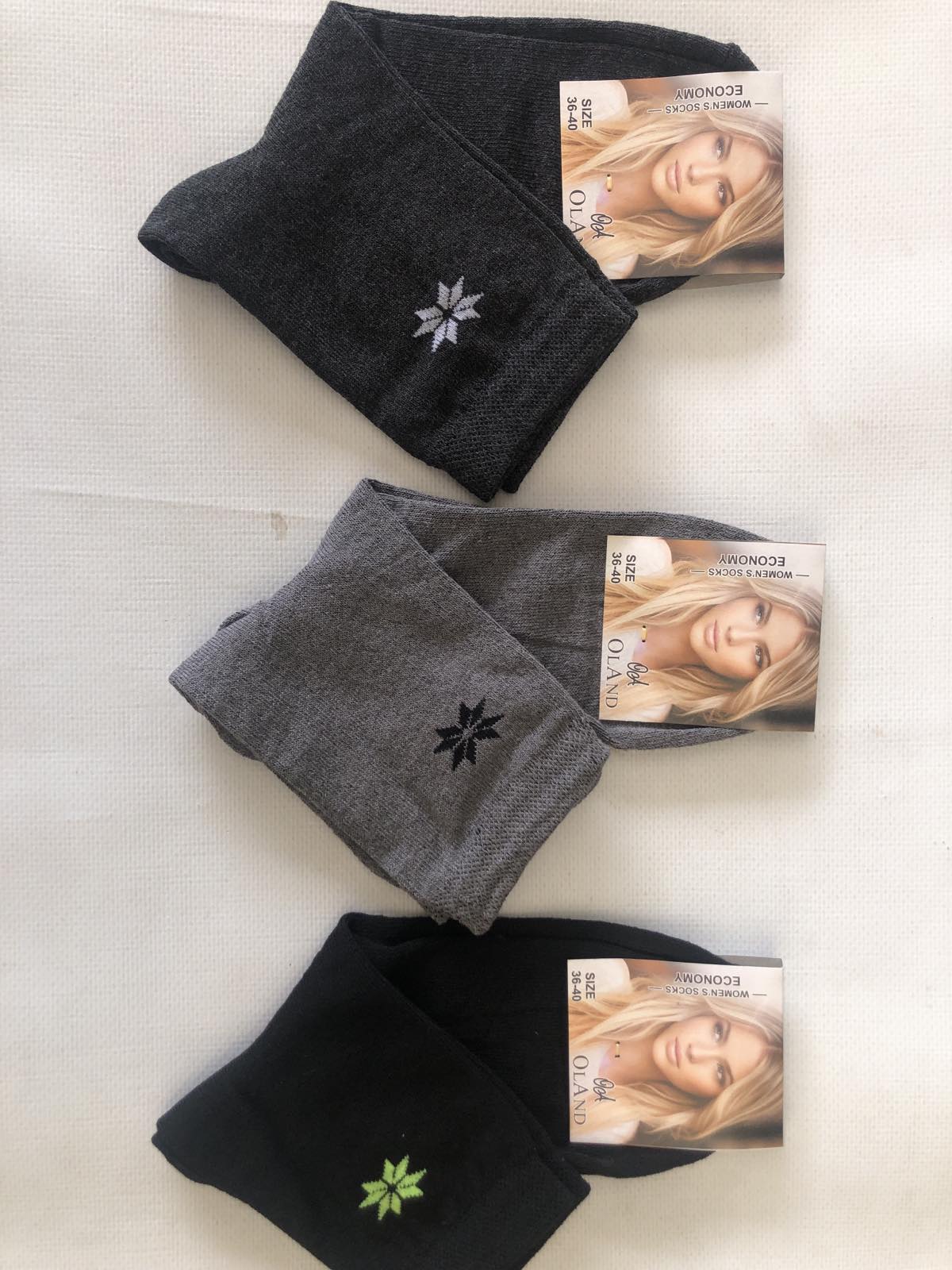 Носки OLAND ликра женские 36-40. Цвет: ассорти Носки OLAND ликра женские 36-40. Цвет: ассорти