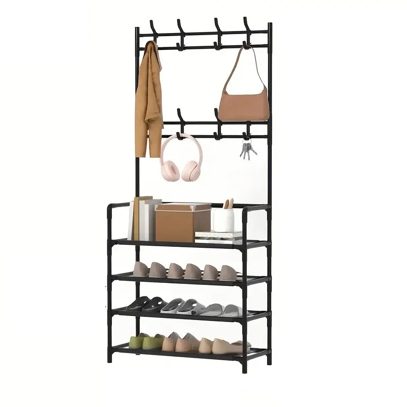 Напольная вешалка для одежды и обуви 154 х 60 х 29,5 см Напольная вешалка для одежды и обуви 154 х 60 х 29,5 см