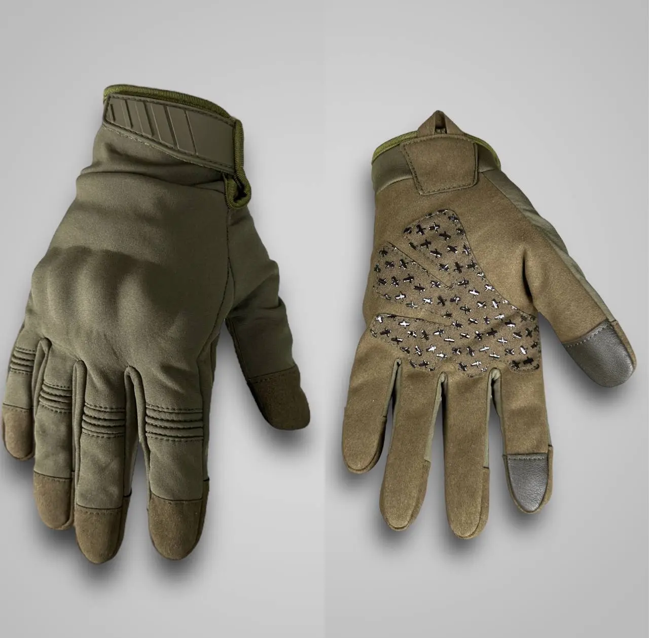 Перчатки Tactical демисезонные Олива, размер L-XL Перчатки Tactical демисезонные Олива, размер L-XL