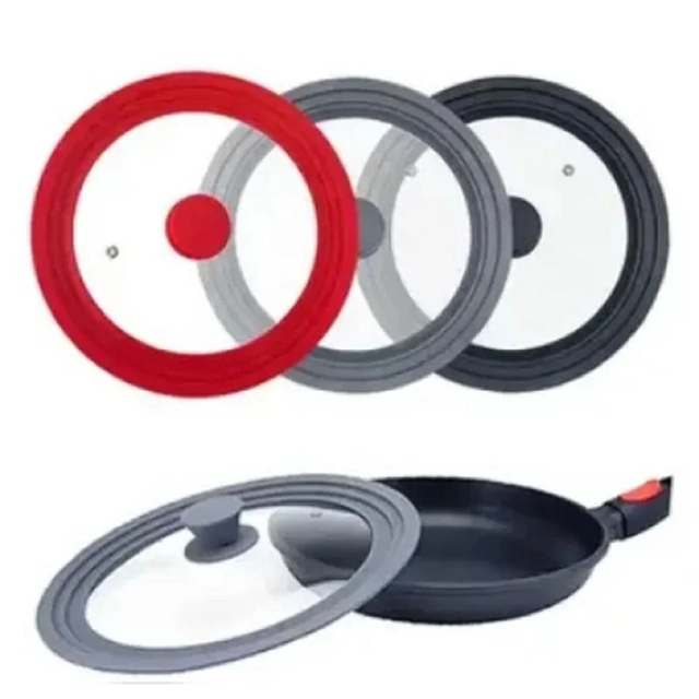 Стеклянная универсальная крышка для диаметров 24/26/28см FRU-1003 Стеклянная универсальная крышка для диаметров 24/26/28см FRU-1003