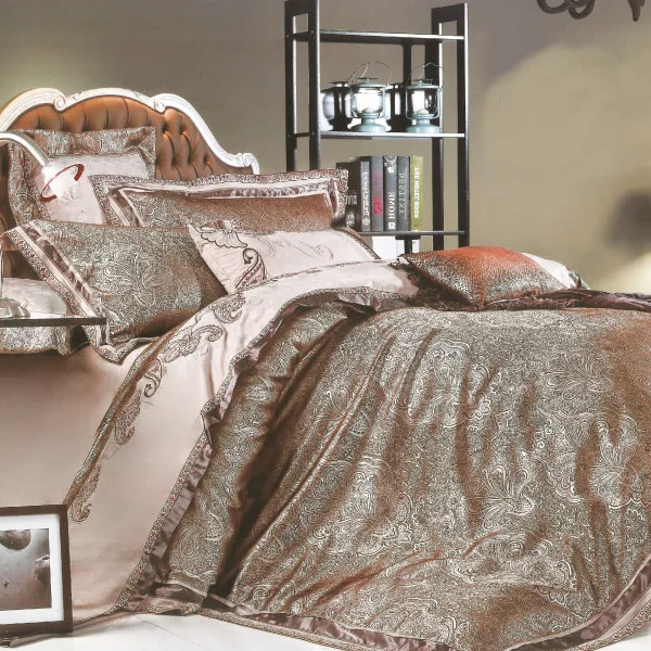 Комплект постельного белья Tiare Евро Сатин Жаккард 2424 Комплект постельного белья Tiare Евро Сатин Жаккард 2424