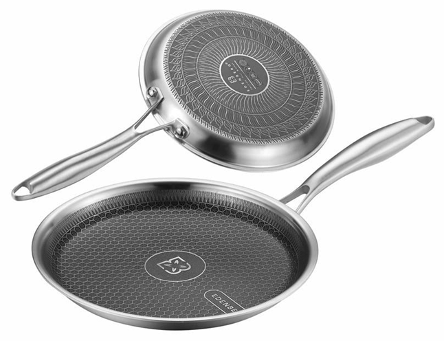 Сковорода блинная 22 см Edenberg EB-13052, Текстурированная Нержавеющая Сталь (Сотовый) Сковорода блинная 22 см Edenberg EB-13052, Текстурированная Нержавеющая Сталь (Сотовый)