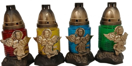 Лампадка стеклянная на 18 часов "Ангел Микс" Лампадка стеклянная на 18 часов "Ангел Микс"