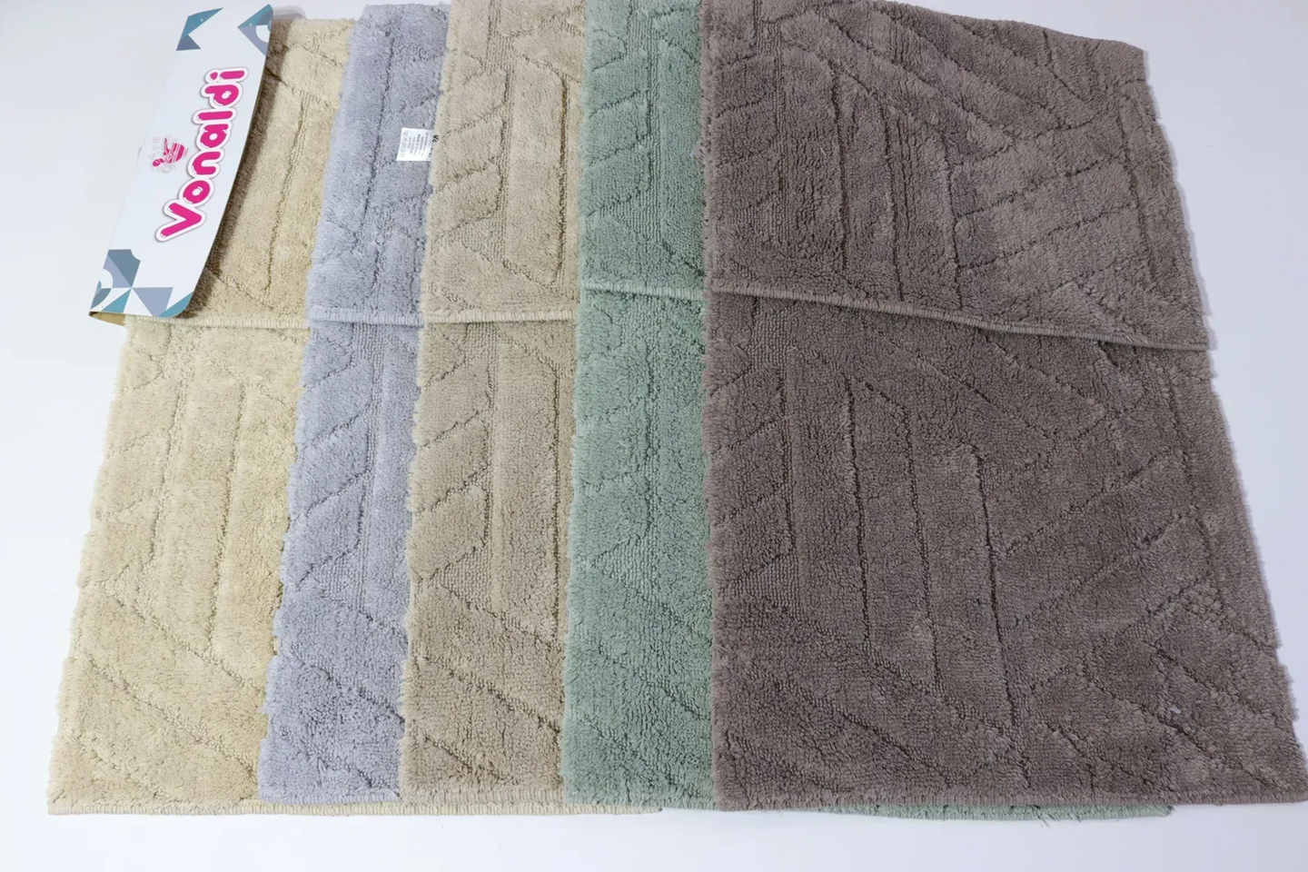 Набор ковриков хлопковых для ванной и туалета 60x100 и 50x60 см Vonaldy Elite 2917 Набор ковриков хлопковых для ванной и туалета 60x100 и 50x60 см Vonaldy Elite 2917