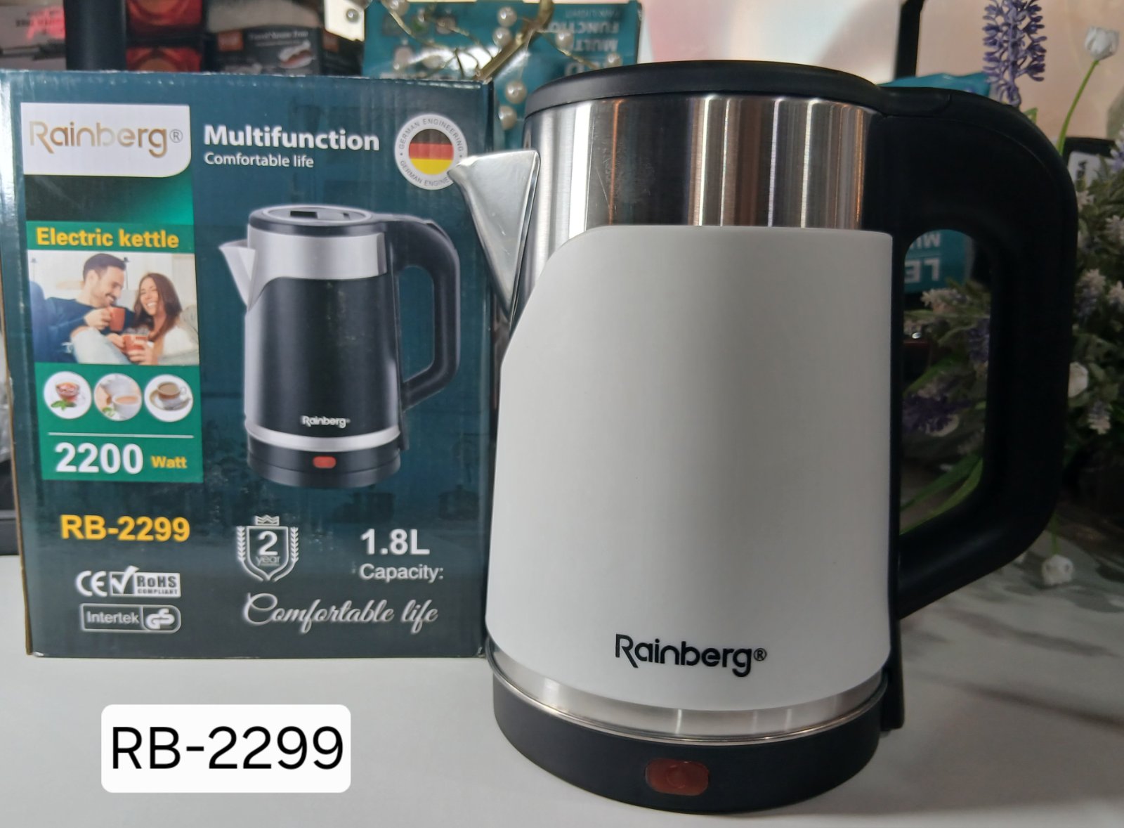 Чайник электрический Rainberg RB-2299 1,8L Чайник электрический Rainberg RB-2299 1,8L