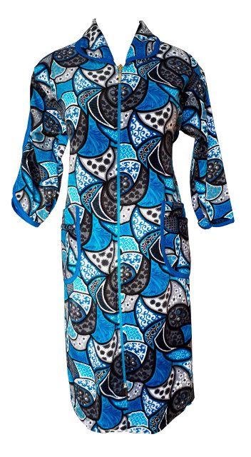 Цветной велюровый женский халат на молнии 54р Цветной велюровый женский халат на молнии 54р