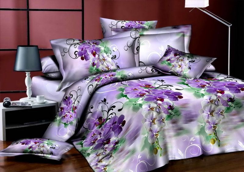 Постельное белье евро 3D "ГлавТекстиль" , в ассортименте Постельное белье евро 3D "ГлавТекстиль" , в ассортименте