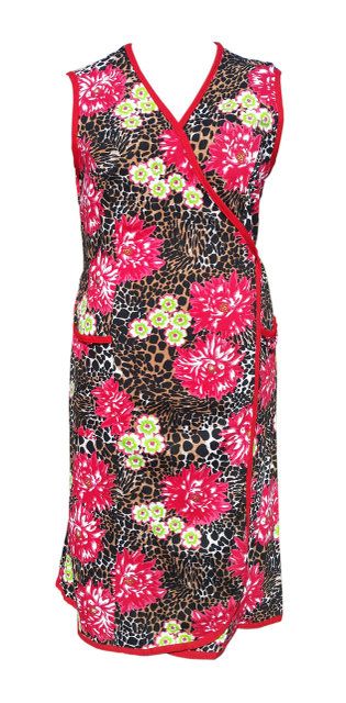 Трикотажный халат на запах Главтекстиль, р. 60, цвета в ассортименте Трикотажный халат на запах Главтекстиль, р. 60, цвета в ассортименте