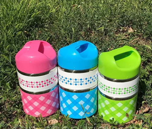 Ланч бокс 930 мл (Двухъярусный)-термос для еды А-Плюс 1672 Ланч бокс 930 мл (Двухъярусный)-термос для еды А-Плюс 1672