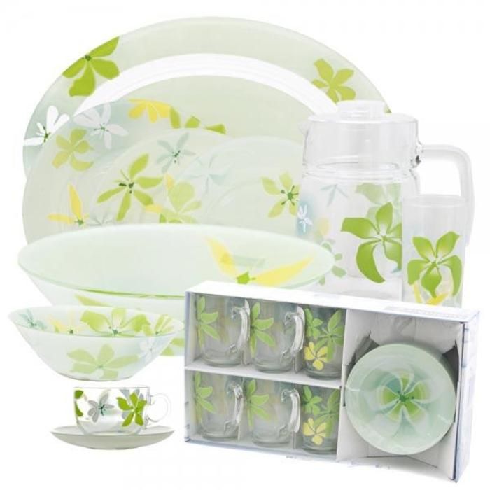Сервиз Luminarc GREEN ODE /46 пр. N6728 Сервиз Luminarc GREEN ODE /46 пр. N6728