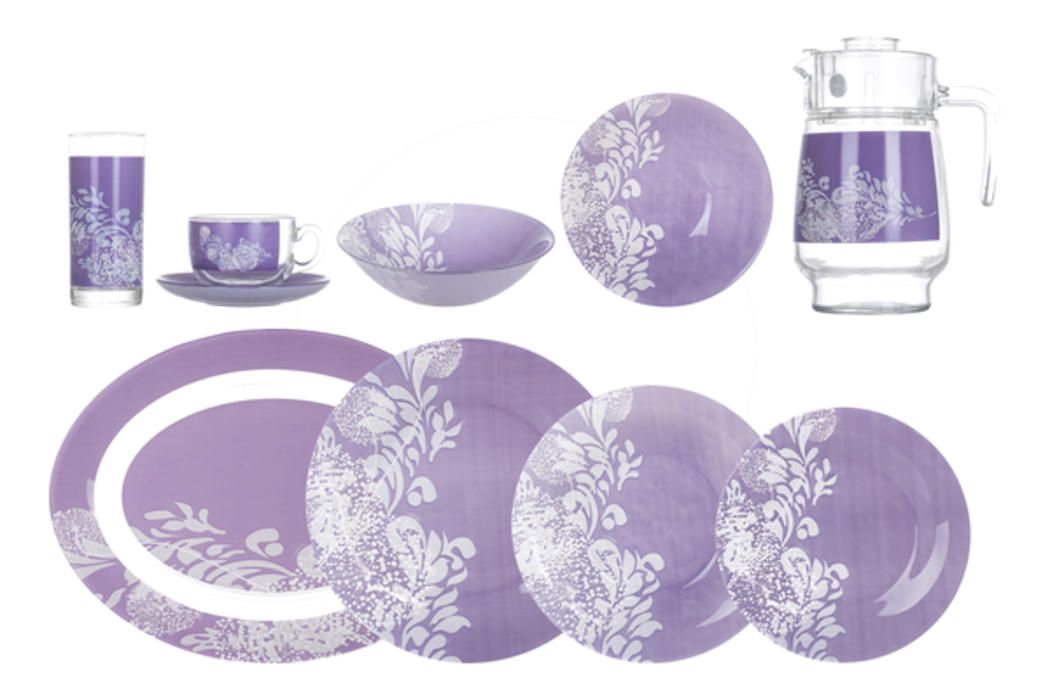 Сервиз Luminarc PIUME VIOLET /45пр. N2627 Сервиз Luminarc PIUME VIOLET /45пр. N2627