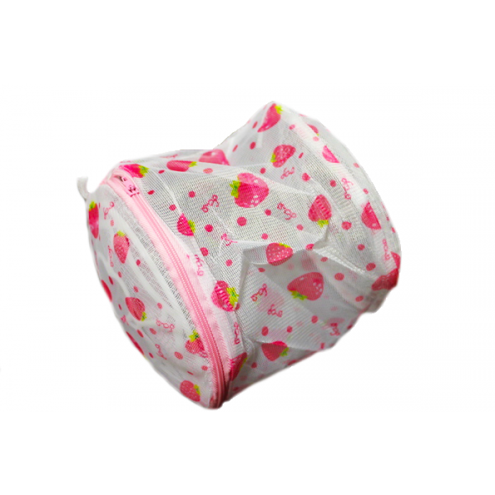 Сумка для стирки бюстгальтеров (тканевая в сеточку с пластиковыми основаниями) 15х15х15см Сумка для стирки бюстгальтеров (тканевая в сеточку с пластиковыми основаниями) 15х15х15см