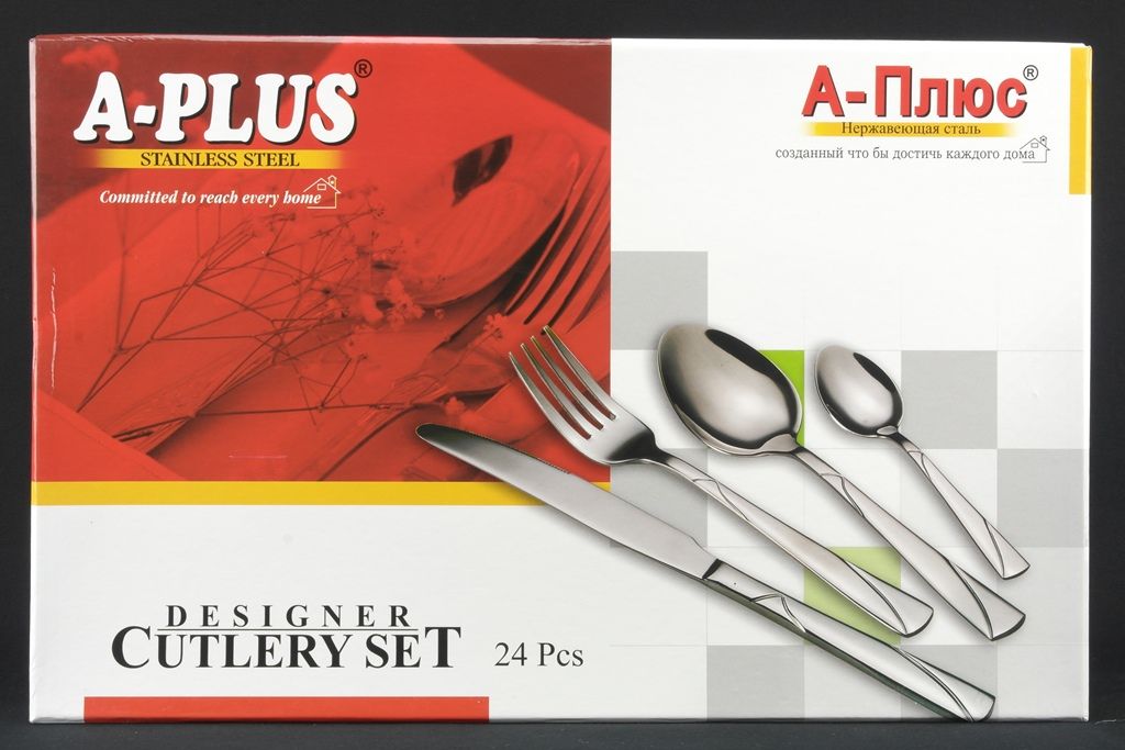 Столовый набор (24 предмета) A-PLUS 1414 Столовый набор (24 предмета) A-PLUS 1414