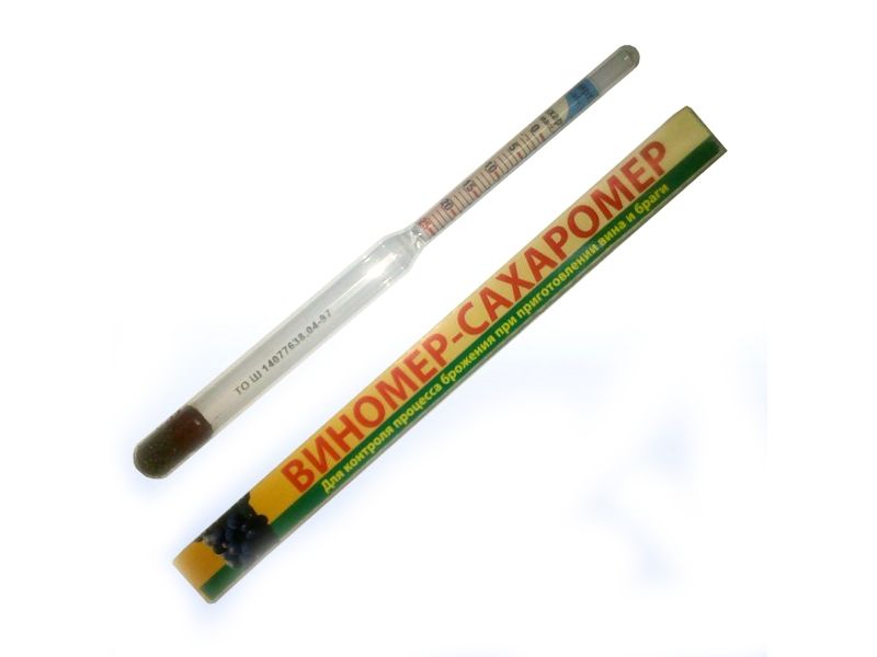 ВИНОМЕР 0-25% САХАРА,0-12(18)% ОБ. ТМ ШАКРИЗ Виномер бытовой