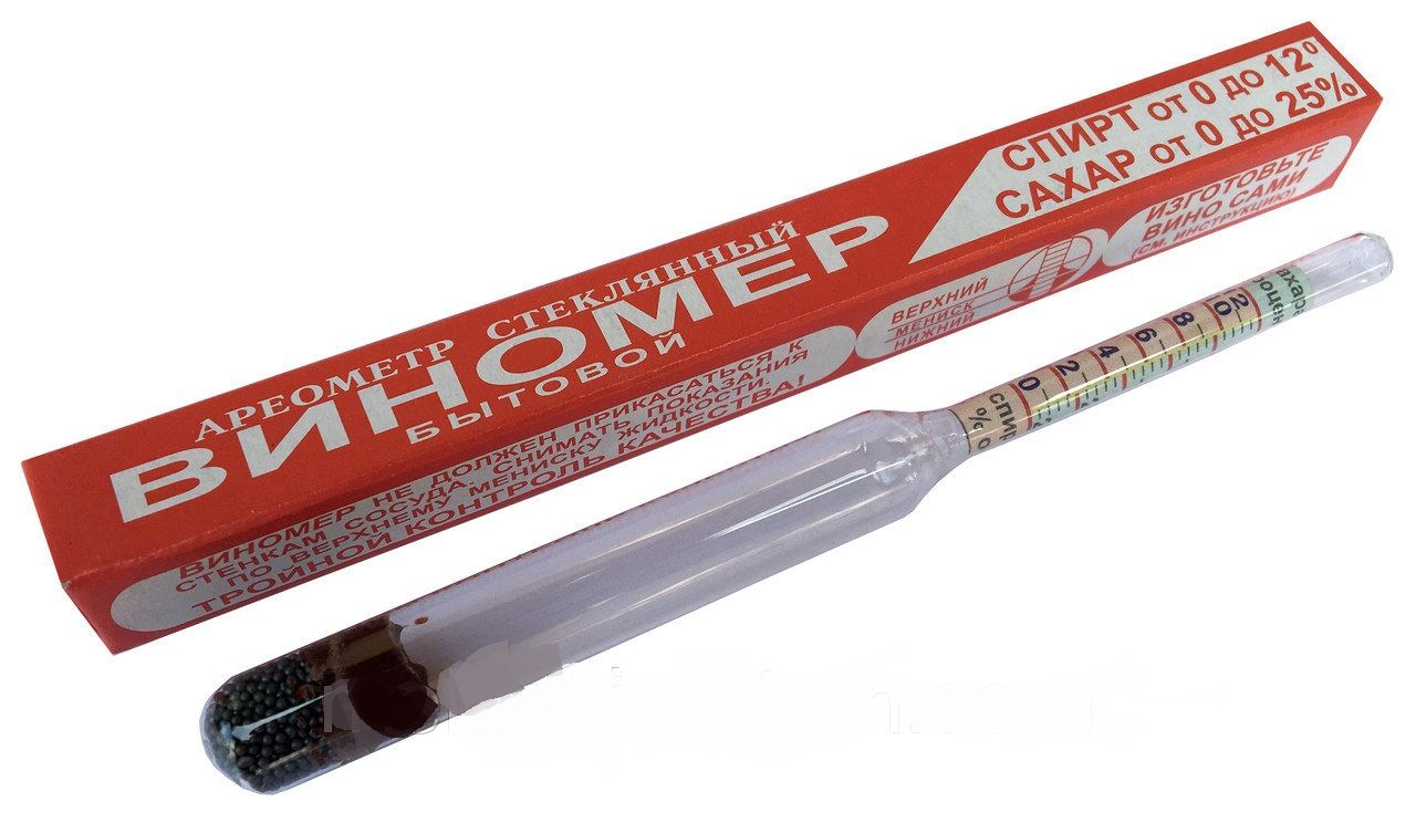 Виномер-сахаромер ДИАС (спирт от 0°до12°; сахар от 0 до 25%) Виномер-сахаромер
