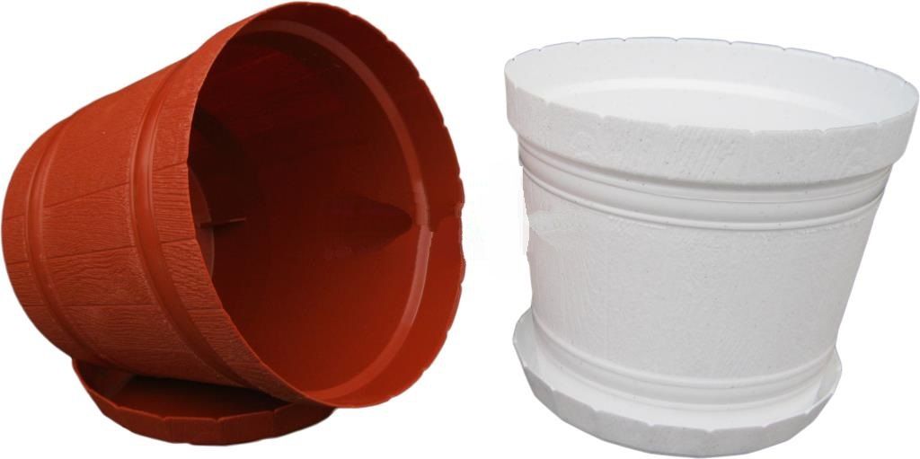 Горшок для цветов Кадушка с подставкой 5л Горшок для цветов Кадушка с подставкой 5л